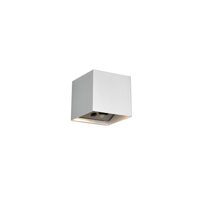 - Genie - Rechargeable Silver PIR Wall Lamp IP44 Trio-R24169687 - Genie - Rechargeable Silver PIR Wall Lamp IP44