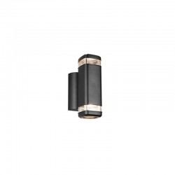 Barcelos - Matt Black Up & Down Wall Lamp IP44