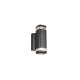 Trio-R26446232 - Barcelos - Matt Black Up & Down Wall Lamp IP44
