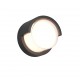 Trio-R27036132 - Puno - Matt Black LED Wall Lamp with Clear & White Diffuser