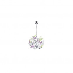 Butterfly - Chrome Pendant with Multicolour Butterfly Butterfly - Chrome Pendant with Multicolour Butterfly