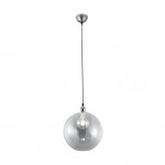 Dino - Matt Nickel Pendant with Clear Glass Dino - Matt Nickel Pendant with Clear Glass