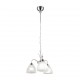- Dobby - Matt Nickel 3 Light Centre Fitting with Alabaster Glass Trio-R31053007 - Dobby - Matt Nickel 3 Light Centre Fitting with Alabaster Glass