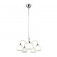 - Dobby - Matt Nickel 5 Light Centre Fitting with Alabaster Glass Trio-R31055007 - Dobby - Matt Nickel 5 Light Centre Fitting with Alabaster Glass