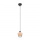 Trio-R31261036 - Borka - Black Pendant with Rattan Shade ∅ 17.5 cm