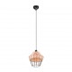 - Borka - Black Pendant with Rattan Shade ∅ 30 cm Trio-R31261936 - Borka - Black Pendant with Rattan Shade ∅ 30 cm