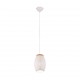 - Bidar - White Pendant with Wood Accent Trio-R31571031 - Bidar - White Pendant with Wood Accent