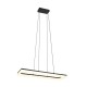 Trio-R35771132 - Camino - Matt Black LED over Island Fitting 3000K