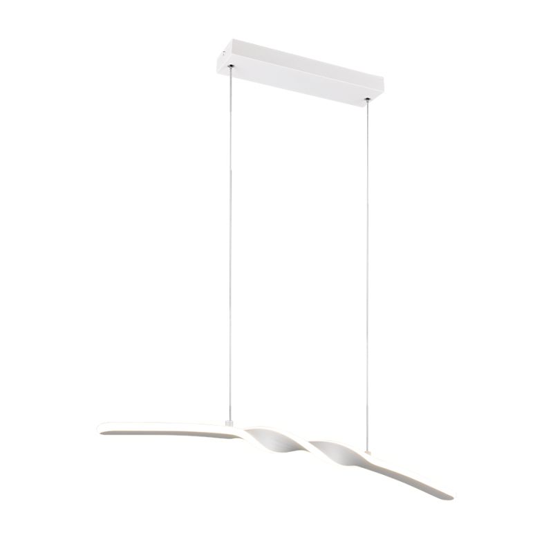 Trio-R35791131 - Ginko - Matt White LED over Island Fitting