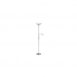 Gerry - Matt Nickel Mother & Child Floor Lamp with Opal Glass Gerry - Matt Nickel Mother & Child Floor Lamp with Opal Glass