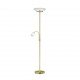 - Gerry - Matt Brass Mother & Child Floor Lamp with Opal Glass Trio-R40063108 - Gerry - Matt Brass Mother & Child Floor Lamp with Opal Glass