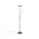 - Orson - Matt Nickel Mother & Child LED Floor Lamp with Alabaster Glass Trio-R40073507 - Orson - Matt Nickel Mother & Child LED Floor Lamp with Alabaster Glass
