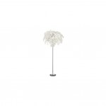 Leavy - Chrome 3 Light Floor Lamp with White Leaves Leavy - Chrome 3 Light Floor Lamp with White Leaves