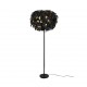 - Leavy - Matt Black 3 Light Floor Lamp with Black & Gold Leaves Trio-R40463032 - Leavy - Matt Black 3 Light Floor Lamp with Black & Gold Leaves