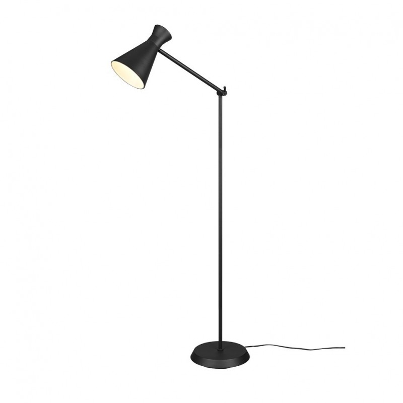 - Enzo - Matt Black Floor Lamp Trio-R40781032 - Enzo - Matt Black Floor Lamp