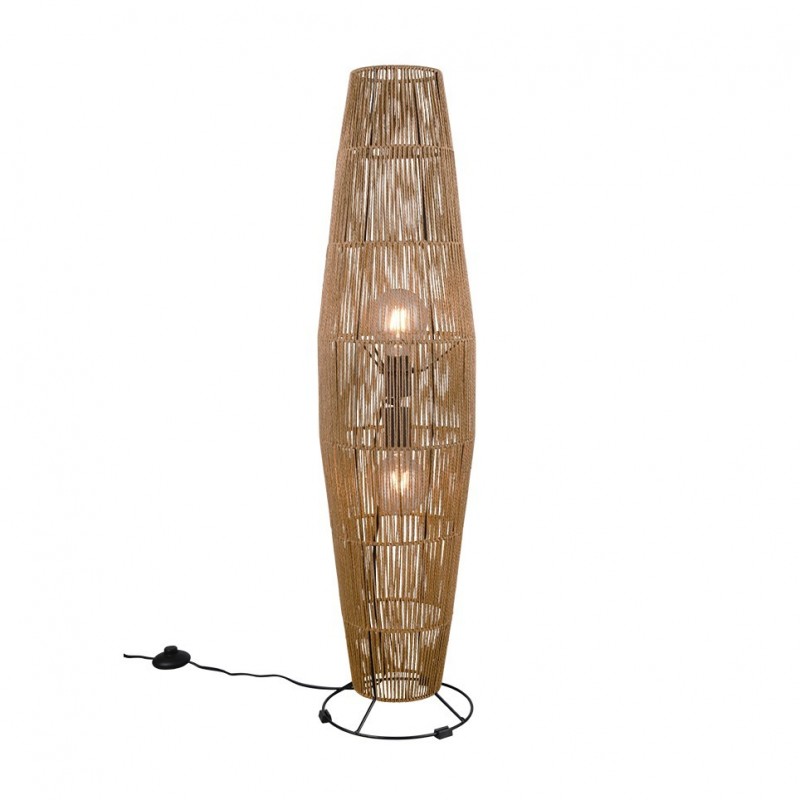 Trio-R41102026 - Miki - Brown Floor Lamp