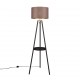 - Colette - Black Tripod Floor Lamp with Taupe & Gold Shade Trio-R41561032 - Colette - Black Tripod Floor Lamp with Taupe & Gold Shade
