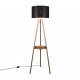 - Colette - Coffee Tripod Floor Lamp with Black & Gold Shade Trio-R41561065 - Colette - Coffee Tripod Floor Lamp with Black & Gold Shade