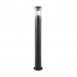 Paloma - Anthracite Bollard with Clear Diffuser