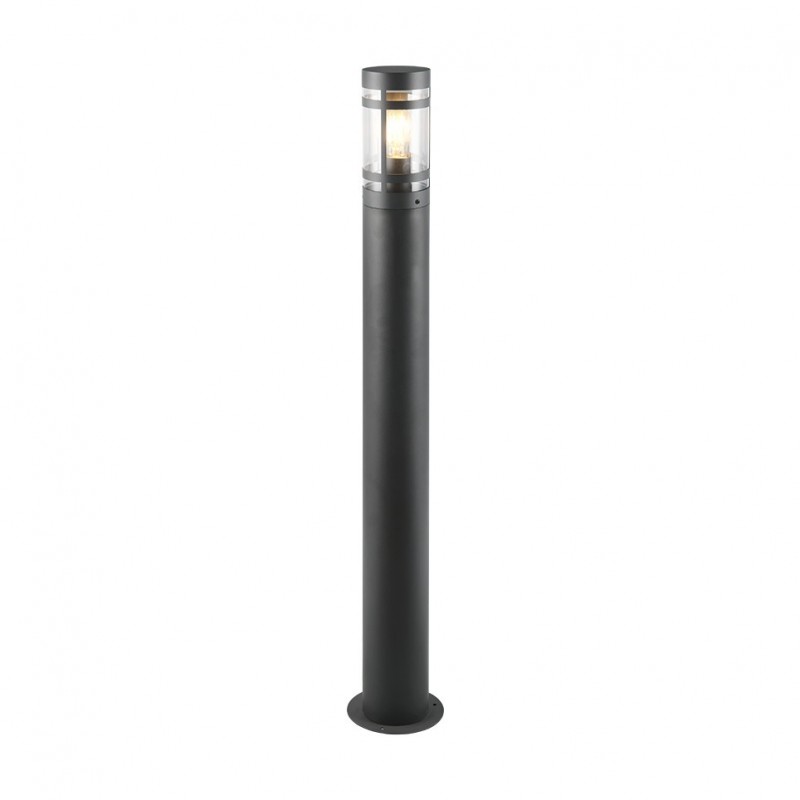 - Paloma - Anthracite Bollard with Clear Diffuser Trio-R41716142 - Paloma - Anthracite Bollard with Clear Diffuser