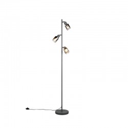 Cadiz - Matt Black 3 Light Floor Lamp with Smoked Ombre Glass Cadiz - Matt Black 3 Light Floor Lamp with Smoked Ombre Glass