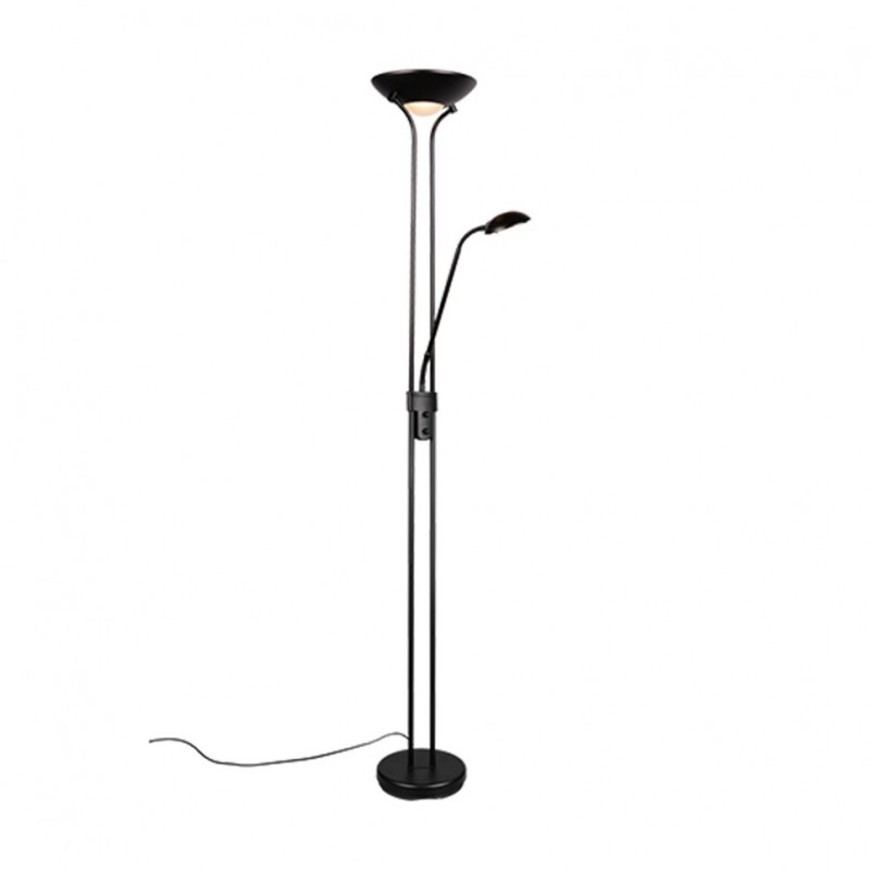 - Spock - Matt Black Mother & Child LED Floor Lamp Trio-R42292132 - Spock - Matt Black Mother & Child LED Floor Lamp