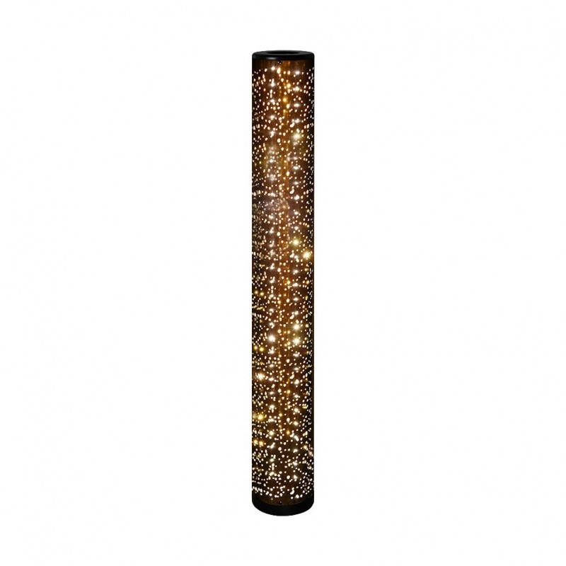 - Taco - Black Fabric LED Floor Lamp with Starlight Effect Trio-R42801002 - Taco - Black Fabric LED Floor Lamp with Starlight Effect