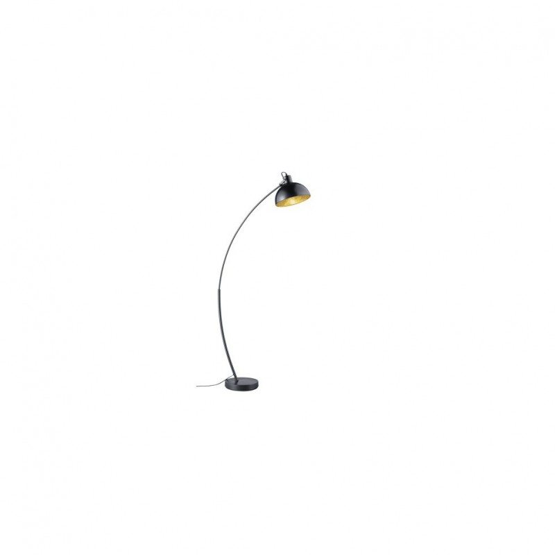 - Recife - Matt Black & Gold Floor Lamp Trio-R46041032 - Recife - Matt Black & Gold Floor Lamp