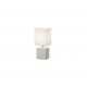 - Ping - Vintage White Ceramic Table Lamp with White Shade Trio-R50131001 - Ping - Vintage White Ceramic Table Lamp with White Shade