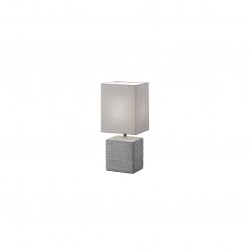 Ping - Grey Ceramic Table Lamp with Grey Shade Ping - Grey Ceramic Table Lamp with Grey Shade