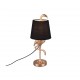 Trio-R50251079 - Lola - Gold Flamingo Table Lamp with Black Shade