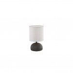 Luci - Brown Ceramic Table Lamp with Cappucino Shade Luci - Brown Ceramic Table Lamp with Cappucino Shade
