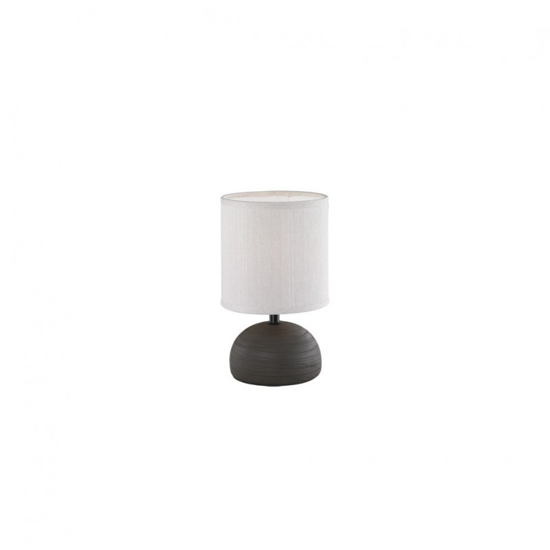 - Luci - Brown Ceramic Table Lamp with Cappucino Shade Trio-R50351026 - Luci - Brown Ceramic Table Lamp with Cappucino Shade