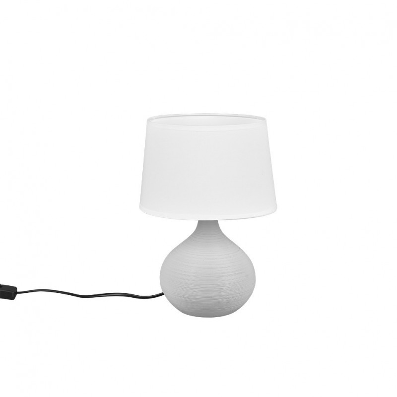 - Martin - Cappucino Ceramic Table Lamp with White Shade Trio-R50371025 - Martin - Cappucino Ceramic Table Lamp with White Shade
