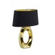- Taba - Gold Table Lamp with Black & Gold Shade Trio-R50521079 - Taba - Gold Table Lamp with Black & Gold Shade