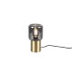 Trio-R50591008 - Nico - Matt Brass Table Lamp with Smoked Glass