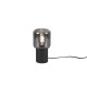 - Nico - Matt Black Table Lamp with Smoked Glass Trio-R50591032 - Nico - Matt Black Table Lamp with Smoked Glass