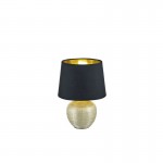 Luxor - Gold Table Lamp with Black & Gold Shade Luxor - Gold Table Lamp with Black & Gold Shade
