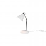 Harvey - Matt White & Chrome Desk Lamp Harvey - Matt White & Chrome Desk Lamp