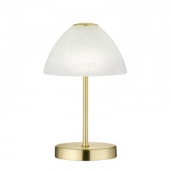 Queen - Matt Brass Touch LED Table Lamp witch Alabaster Glass Queen - Matt Brass Touch LED Table Lamp witch Alabaster Glass