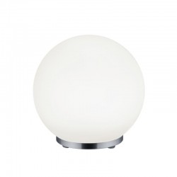 George - White Glass RGBW Table Lamp with Remote Control George - White Glass RGBW Table Lamp with Remote Control