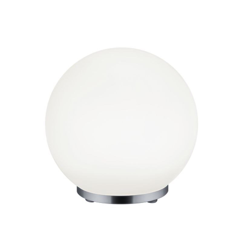 - George - White Glass RGBW Table Lamp with Remote Control Trio-R52211106 - George - White Glass RGBW Table Lamp with Remote Control