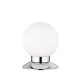 - Princess - Chrome Touch LED Table Lamp with White Glass Trio-R52551906 - Princess - Chrome Touch LED Table Lamp with White Glass