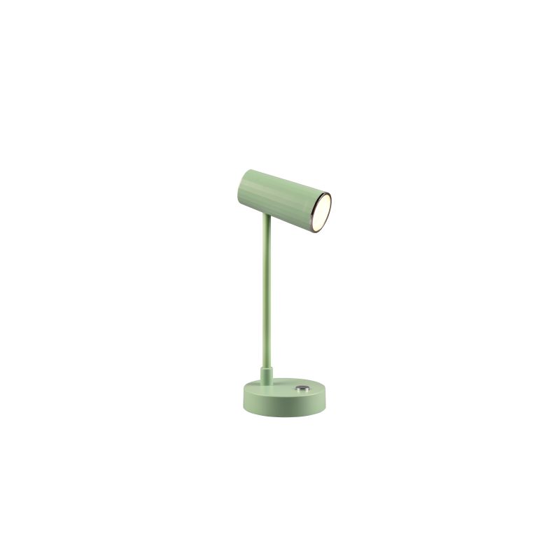 - Lenny - Recharging Green CCT Table Lamp with USB Trio-R52661115 - Lenny - Recharging Green CCT Table Lamp with USB