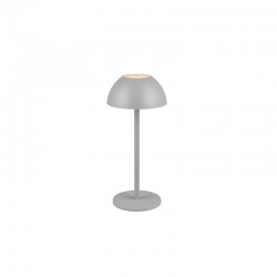 Ricardo - Portable Indoor/Outdoor Rechargeable Grey LED Table Lamp Ricardo - Portable Indoor/Outdoor Rechargeable Grey LED Table Lamp