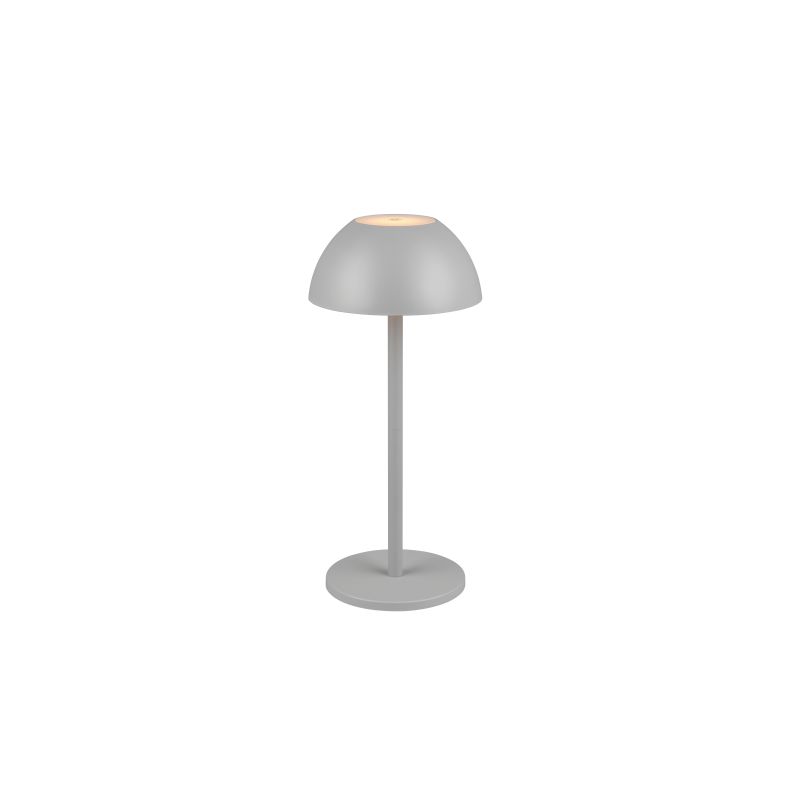 - Ricardo - Portable Indoor/Outdoor Rechargeable Grey LED Table Lamp Trio-R54106177 - Ricardo - Portable Indoor/Outdoor Rechargeable Grey LED Table Lamp