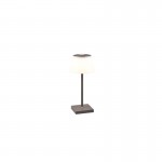 Sanchez - Portable Indoor/Outdoor Rechargeable Anthracite RGBW Table Lamp