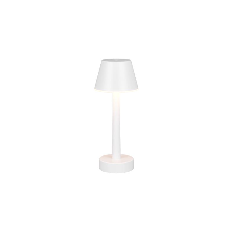 Trio-R54991131 - Vidal - Rechargeable Matt White Table Lamp IP44