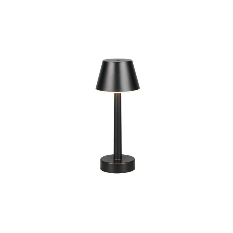 Trio-R54991132 - Vidal - Rechargeable Matt Black Table Lamp IP44