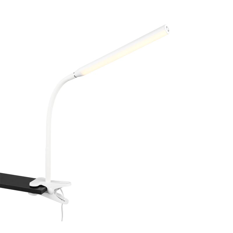 - Nevada - Matt White Clamping CCT Table Lamp Trio-R57941131 - Nevada - Matt White Clamping CCT Table Lamp